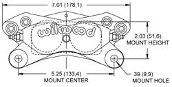 Wilwood Forged Dynalite Caliper 120-6818