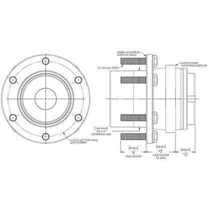 Trail Gear Dana 60 Unit bearing 6 x 5 1/2