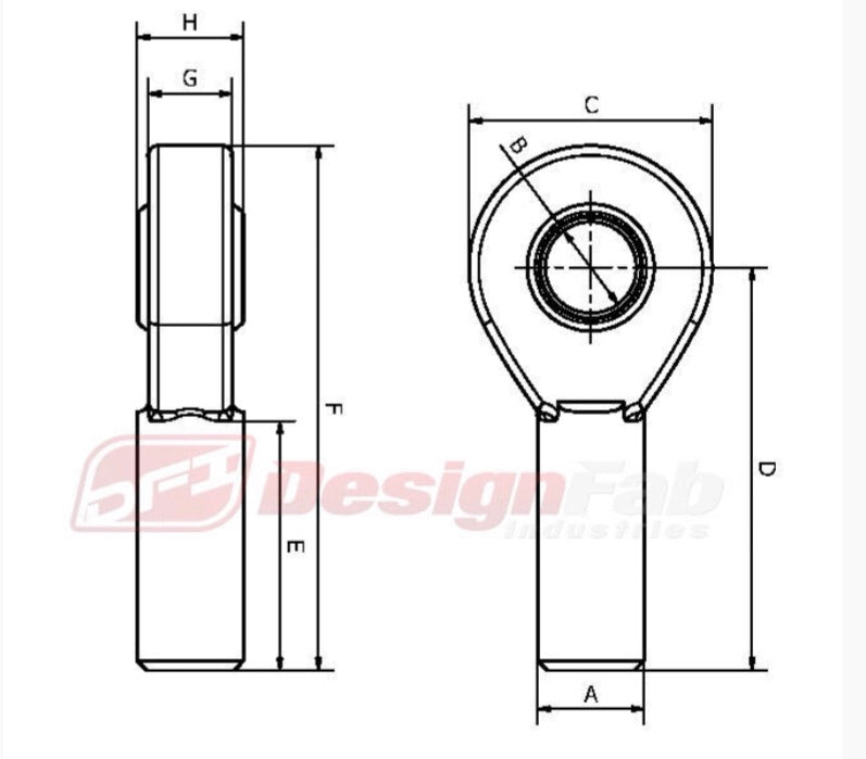 7/8" Heim Designfab 3 piece