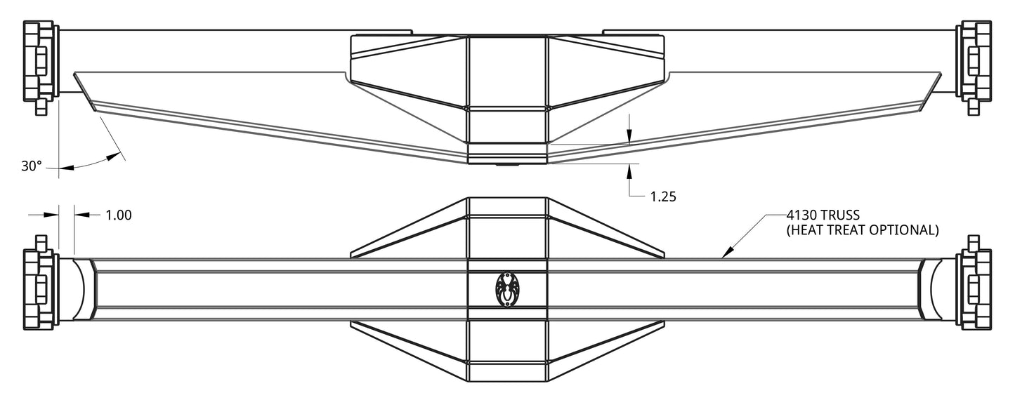 Spidertrax 3.5" Heat Treated Housing Truss