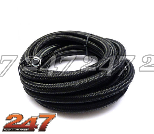 Nylon braided PTFE hose