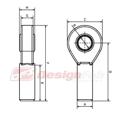 1.25" Heim Designfab 3 Piece