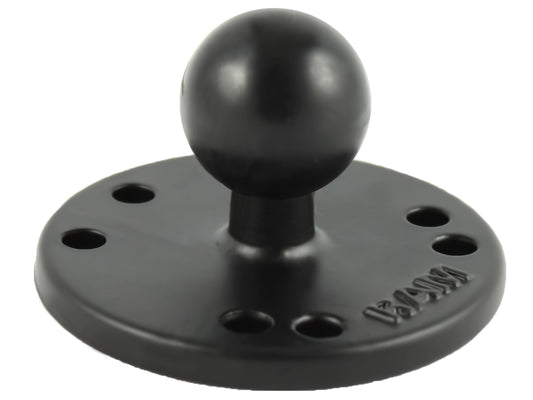 RAM 2.5" Round Base with the AMPs Hole Pattern & 1" Ball